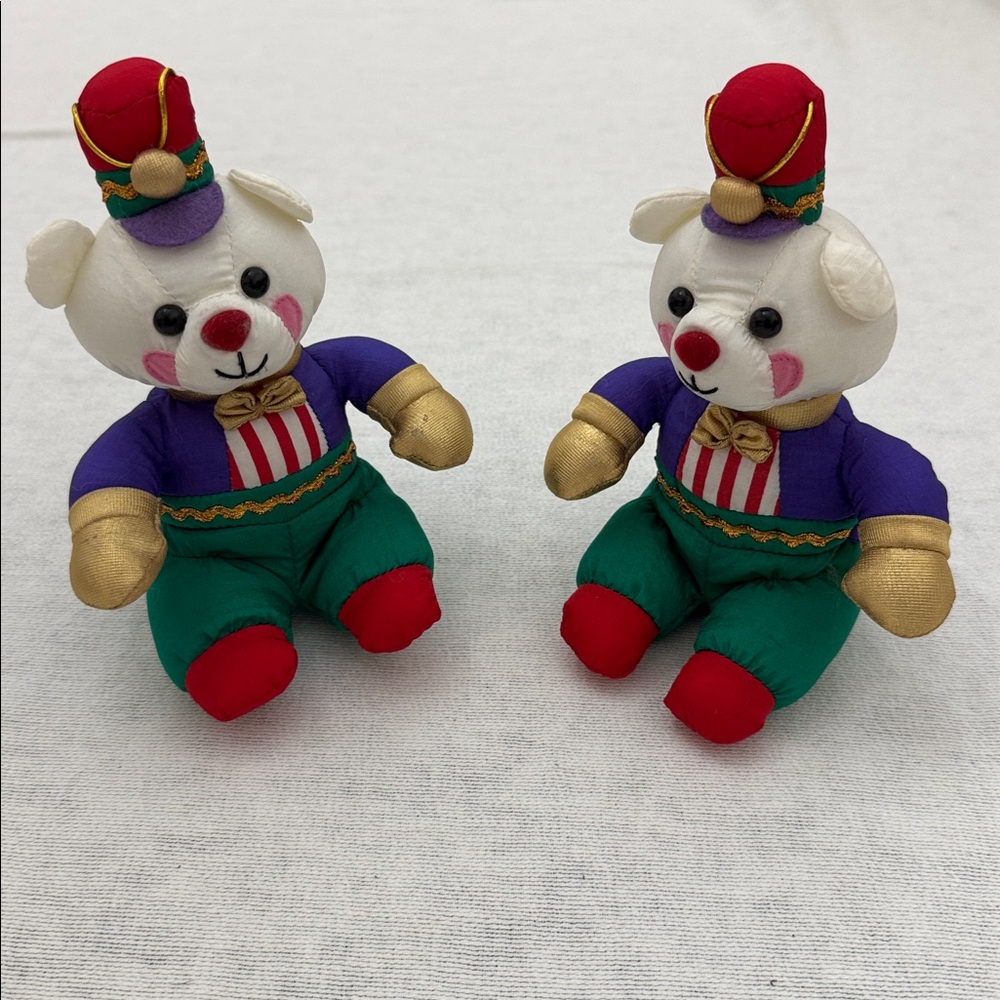 Avon Nutcracker Benson Bears Parachute Nylon Plush Christmas vintage 1994 (mlb)